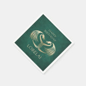 Serviette En Papier Anniversaire du dragon viking celtique (Coin)