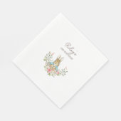 Serviette En Papier Anniversaire du lapin classique (Coin)