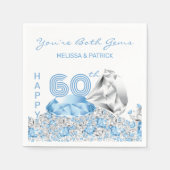 Serviette En Papier Anniversaire du Mariage de diamant (Devant)