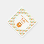 Serviette En Papier Anniversaire du petit Citrouille (Coin)