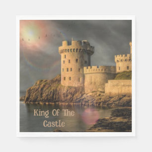 Serviette En Papier Anniversaire Du Roi Du Château