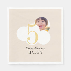 Serviette En Papier Anniversaire du soleil