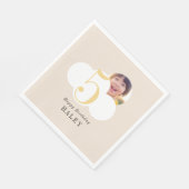 Serviette En Papier Anniversaire du soleil (Coin)