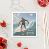 Serviette En Papier Anniversaire du surf (En situation)