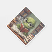 Serviette En Papier Anniversaire du ver de livre (Coin)