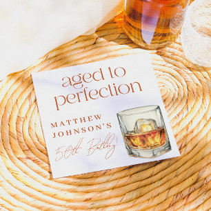 Serviette En Papier Anniversaire du Whiskey Perfection