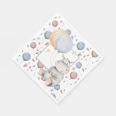 Serviette En Papier Anniversaire d'un Hippopotame (Coin)