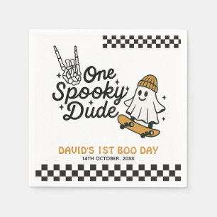 Serviette En Papier Anniversaire d'un Mec Éffrayant