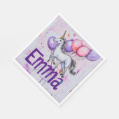 Serviette En Papier Anniversaire "Emma" (Coin)