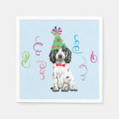 Serviette En Papier Anniversaire fête Anglais Cocker Spaniel Napkins (Devant)
