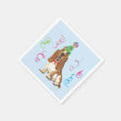 Serviette En Papier Anniversaire fête Basset Hound (Coin)