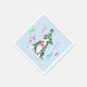 Serviette En Papier Anniversaire Fête Pit Bull Terrier (Coin)