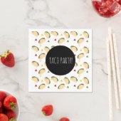 Serviette En Papier Anniversaire Fête Taco (En situation)