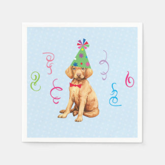 Serviette En Papier Anniversaire fête Vizsla Napkins