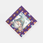 Serviette En Papier Anniversaire Gnome (Coin)