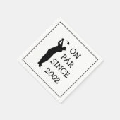 Serviette En Papier Anniversaire Golfer Funny 21e heureux papa Par (Coin)