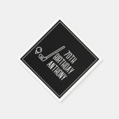 Serviette En Papier Anniversaire Golfer Funny 70e heureux papa Par (Coin)