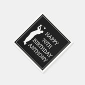 Serviette En Papier Anniversaire Golfer Funny 70e heureux papa Par (Coin)
