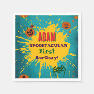 Serviette En Papier Anniversaire Halloween Enfants Fête Halloween