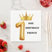 Serviette En Papier Anniversaire heureux (En situation)