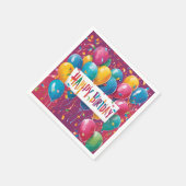 Serviette En Papier anniversaire heureux (Coin)