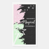 Serviette En Papier Anniversaire Magique (Devant)