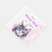 Serviette En Papier Anniversaire Meow-Gical Caticorn (Coin)