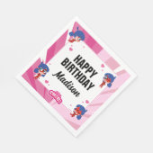 Serviette En Papier Anniversaire Miraculum Ladybug Chibi (Coin)