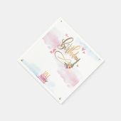 Serviette En Papier Anniversaire Moderne (Coin)