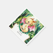 Serviette En Papier Anniversaire mystique du Dragon mignon (Coin)