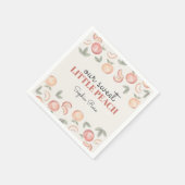 Serviette En Papier anniversaire ou baby shower de pêche douce (Coin)