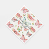 Serviette En Papier Anniversaire Pastèque Verte (Coin)