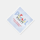 Serviette En Papier Anniversaire Piscine Fun Été Plaisir Plage Balls (Coin)