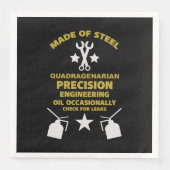 Serviette En Papier Anniversaire quadragénaire (Devant)