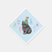 Serviette En Papier Anniversaire Schipperke (Coin)