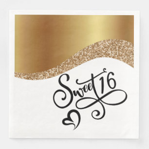 Serviette En Papier Anniversaire seize ans