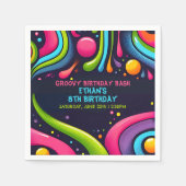 Serviette En Papier Anniversaire super Bash (Devant)