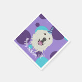 Serviette En Papier Anniversaire sur mesure Great Pyrenees (Coin)