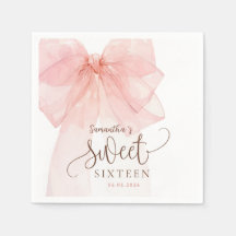 Anniversaire Sweet 16 Rose Ruban