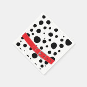 Serviette En Papier Anniversaire Taches de dalmatien (Coin)