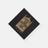 Serviette En Papier Anniversaire Thème Médiéval Chevalier Gothique Noi (Coin)