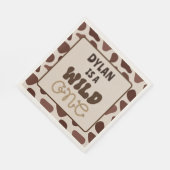 Serviette En Papier Anniversaire Wild One Cowboy (Coin)