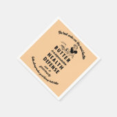 Serviette En Papier Annonce au beurre Vintage 1941 (Coin)