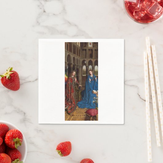 Serviette En Papier Annonce par Jan van Eyck (En situation)