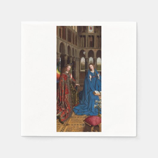 Serviette En Papier Annonce par Jan van Eyck (Devant)