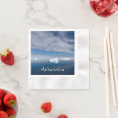 Serviette En Papier Antarctique paysage photo de glace flottante avec (En situation)