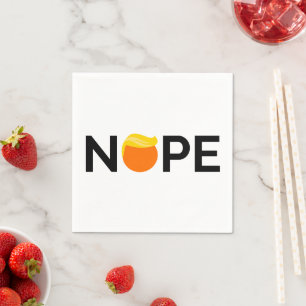 Serviette En Papier Anti-Trump - Édition Nope