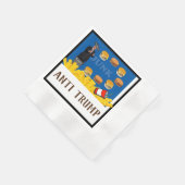 Serviette En Papier Anti Trump / Junk, (Coin)