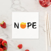 Serviette En Papier Anti-Trump - Nope Edition II (En situation)