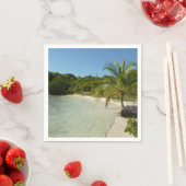 Serviette En Papier Antiguan Beach Beautiful Tropical Landscape (En situation)